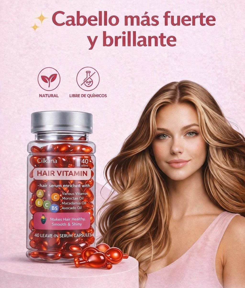 Cabello más fuerte, brillante y sin caída